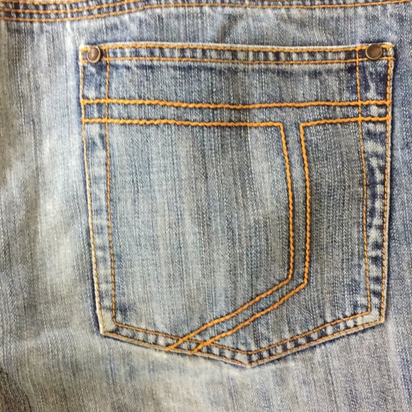 JEEP Blue Stonewash Denim Straight Leg Jeans 35 - Picture 5 of 8